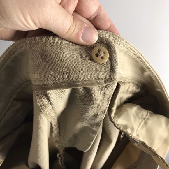 Talbots Size 20W‎ Petite Heritage Pants Crop Ankle Khaki Career Minimalist - Picture 11 of 13